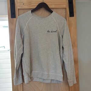 good hYOUman Gray 'Be Kind' Sweatshirt